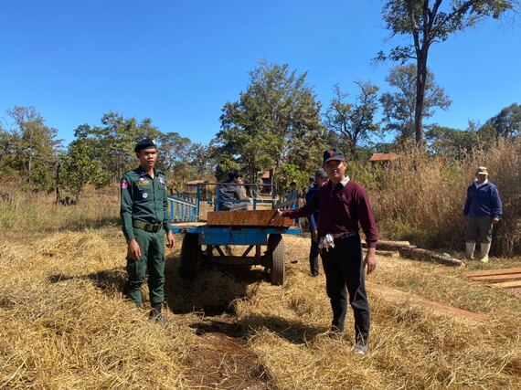 «ព្រៃឈើធម្មជាតិនៅក្នុងឧទ្យានរាជបណ្ឌិត្យសភាកម្ពុជា តេជោ សែន ឫស្សីត្រឹប បន្តរងការកាប់បំផ្លាញ»