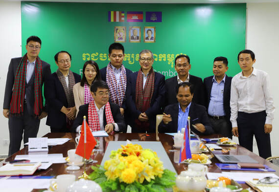 ជំនួបជាមួយនឹងប្រតិភូដែលអញ្ជើញមកពី China Media Group Asia Pacific