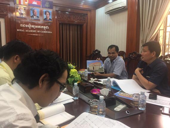 «កិច្ចប្រជុំស្តីពីដំណើរការសាងសង់អគារឥន្ទ្រទេវី»