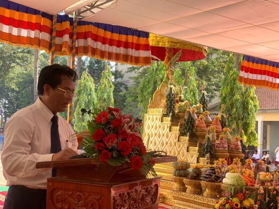 នាព្រឹកនេះ រាជបណ្ឌិត្យសភាកម្ពុជារៀបចំពិធីសិតរូបបដិមាព្រះនាងឥន្ទ្រទេវី