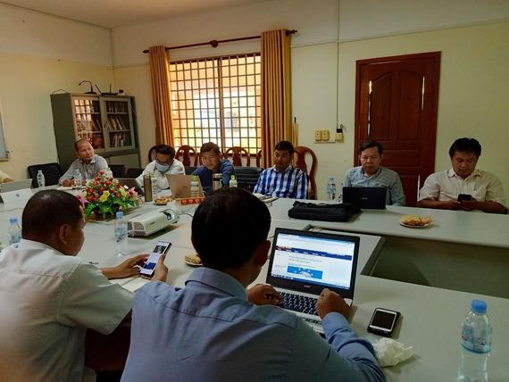កិច្ចប្រជុំបូសរុបការងារខែកុម្ភៈនិងទិសដៅការងារខែមីនា ឆ្នាំ២០២០ របស់វិទ្យាស្ថានទំនាក់ទំនងអន្តរជាតិកម្ពុជា